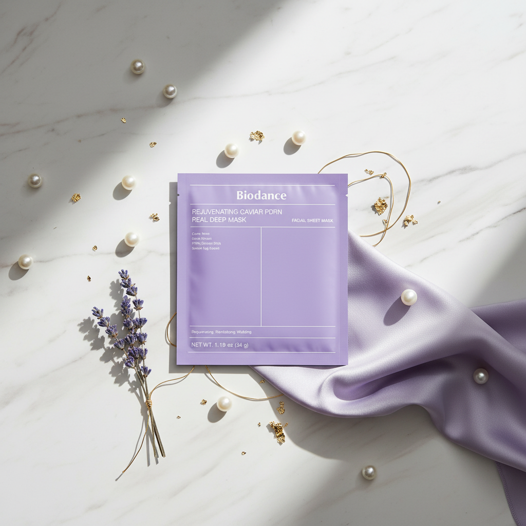 Biodance Caviar PDRN Mask Elegant Flat Lay