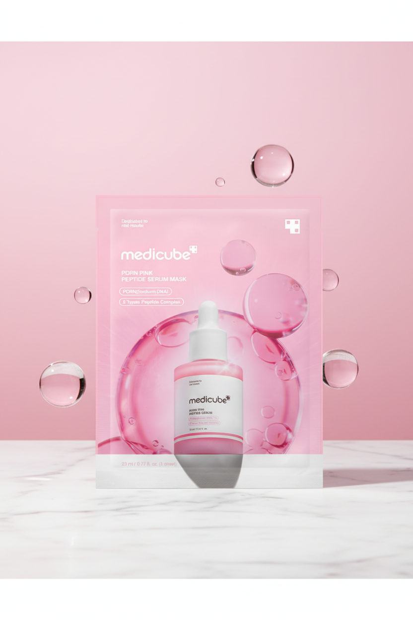 Medicube PDRN Pink Peptide Serum Mask Elegant